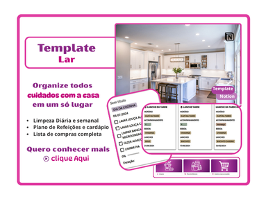 Lar – Organização da Casa com o Rotina Planejada