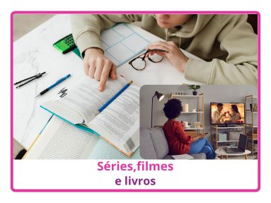 série filmes e livros